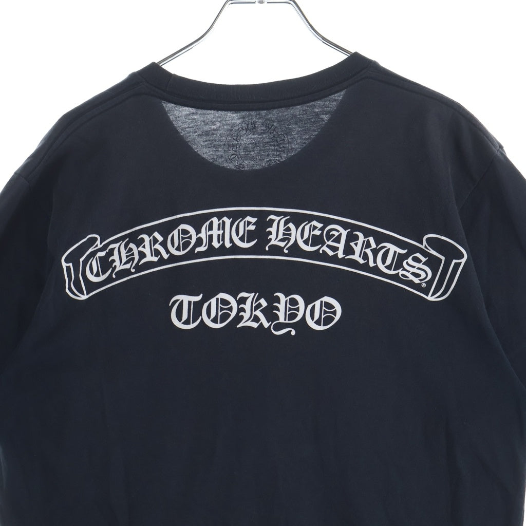 CHROME HEARTS(クロムハーツ) CH S/S 東京限定 バックスクロールラベルプリント 半袖Tシャツカットソー ブラック -