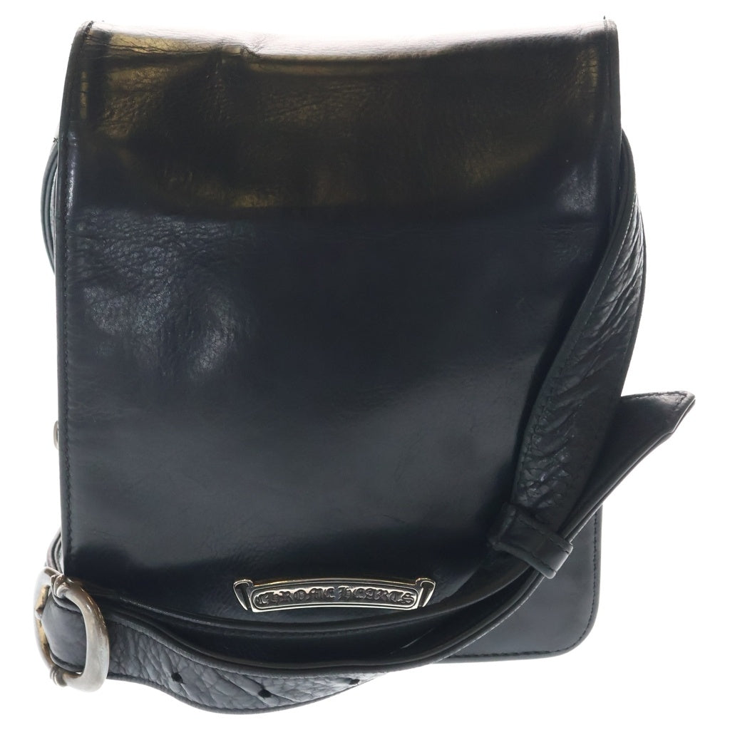 CHROME HEARTS(クロムハーツ) MILO ラージダガー メールショルダーバッグ レザーバッグ ブラック -