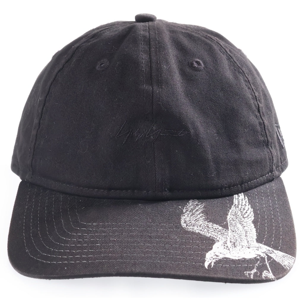Yohji Yamamoto POUR HOMME(ヨウジヤマモト プールオム) ×New Era 9THIRTY 930CS YYFM CROW ベースボールキャップ 帽子 ブラック HG-H72-971