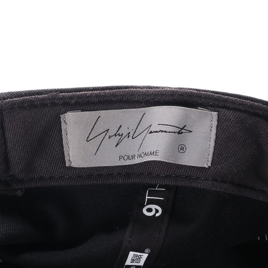 Yohji Yamamoto POUR HOMME(ヨウジヤマモト プールオム) ×New Era 9THIRTY 930CS YYFM CROW ベースボールキャップ 帽子 ブラック HG-H72-971