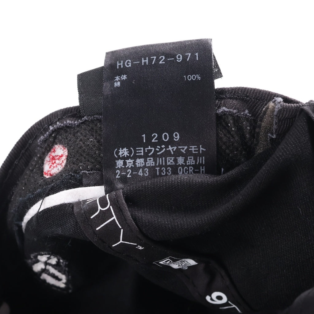 Yohji Yamamoto POUR HOMME(ヨウジヤマモト プールオム) ×New Era 9THIRTY 930CS YYFM CROW ベースボールキャップ 帽子 ブラック HG-H72-971