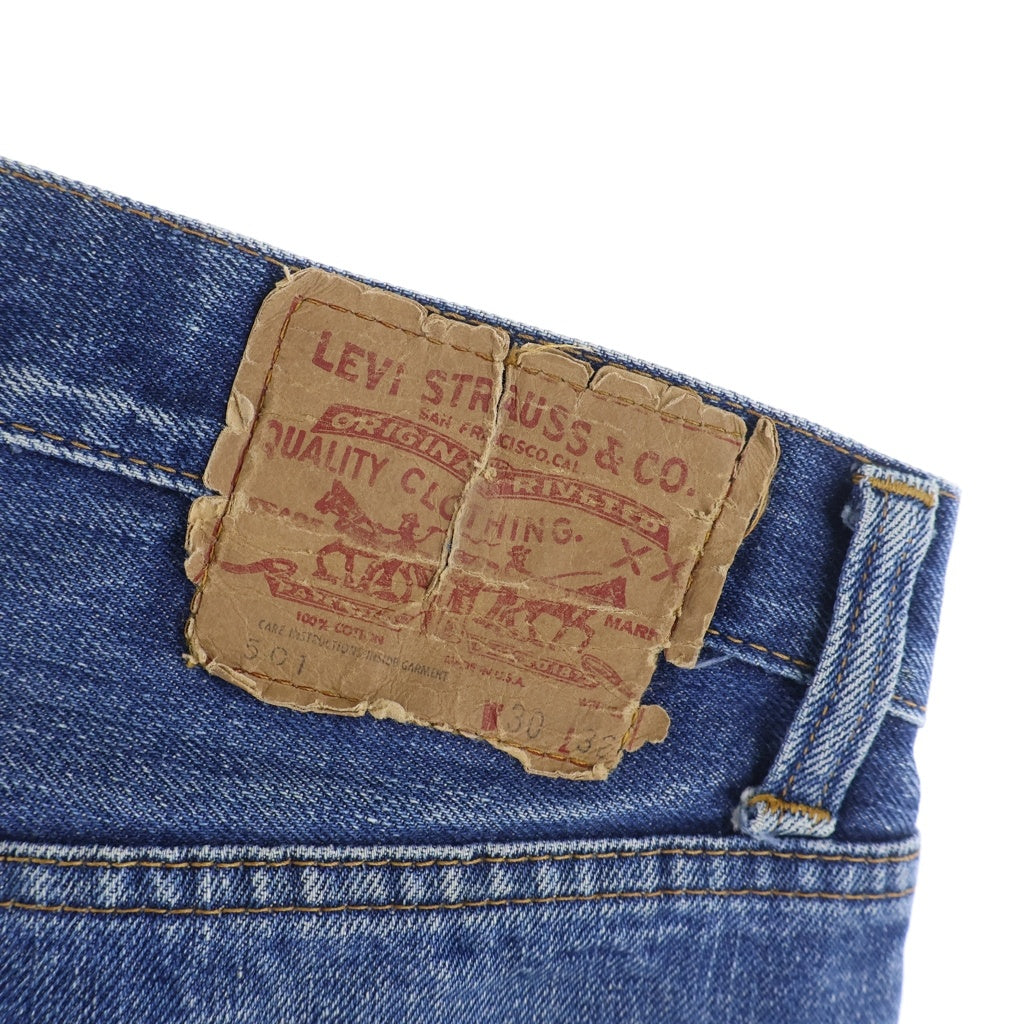 Levi's(リーバイス) 70s VINTAGE 501 66前期 ボタン裏刻印6 ボタンフライ デニムパンツ インディゴ