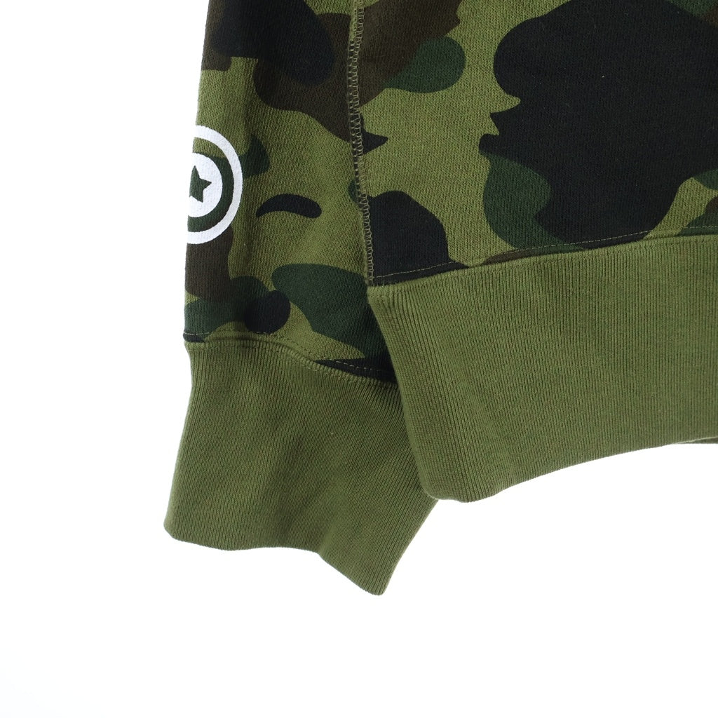 A BATHING APE(アベイシングエイプ) CAMO SHARK FULL ZIP HOODIE 1ST カモ シャーク フル ジップアップフーディー グリーン 0ZXSWM012151R
