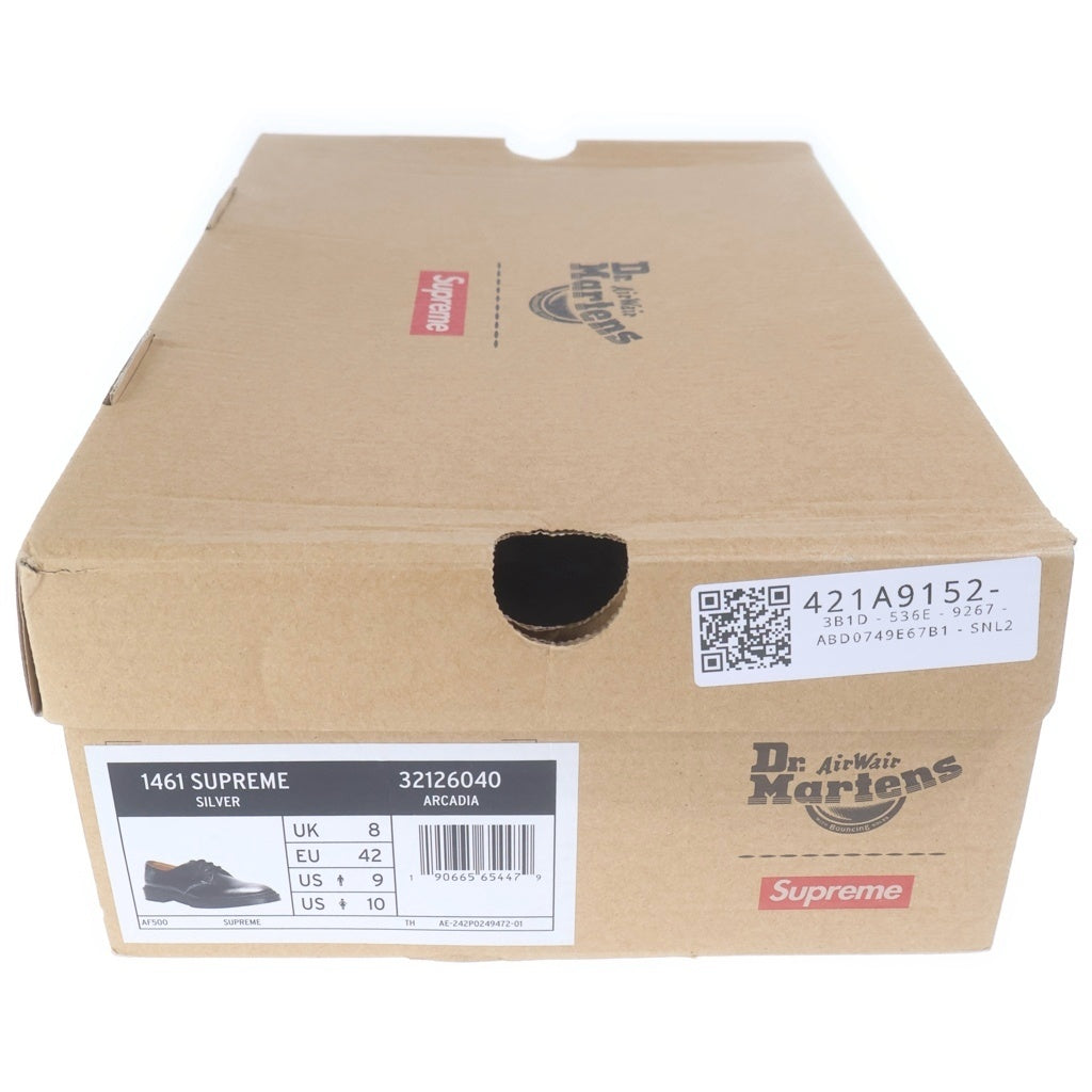 SUPREME(シュプリーム) 24SS × Dr.Martens 1461 3 Eye Shoe ドクターマーチン 3アイ レザーシューズ ブラック US9/27cm 32126040