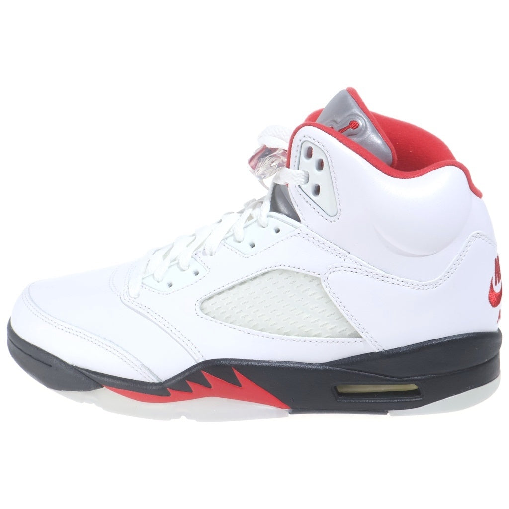 NIKE(ナイキ) AIR JORDAN 5 RETRO OG FIRE RED エアジョーダン レトロ ファイアレッド ハイカットスニーカー ホワイト/レッド US10/28cm DA1911-102