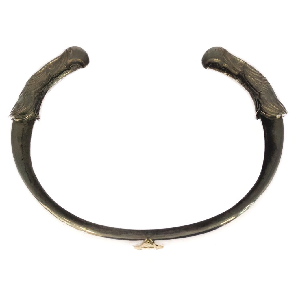 鷲見太郎(ワシミタロウ) Face Bangle K18 Eagle Eetal L イーグルフェイスシルバーバングル シルバー/バングル