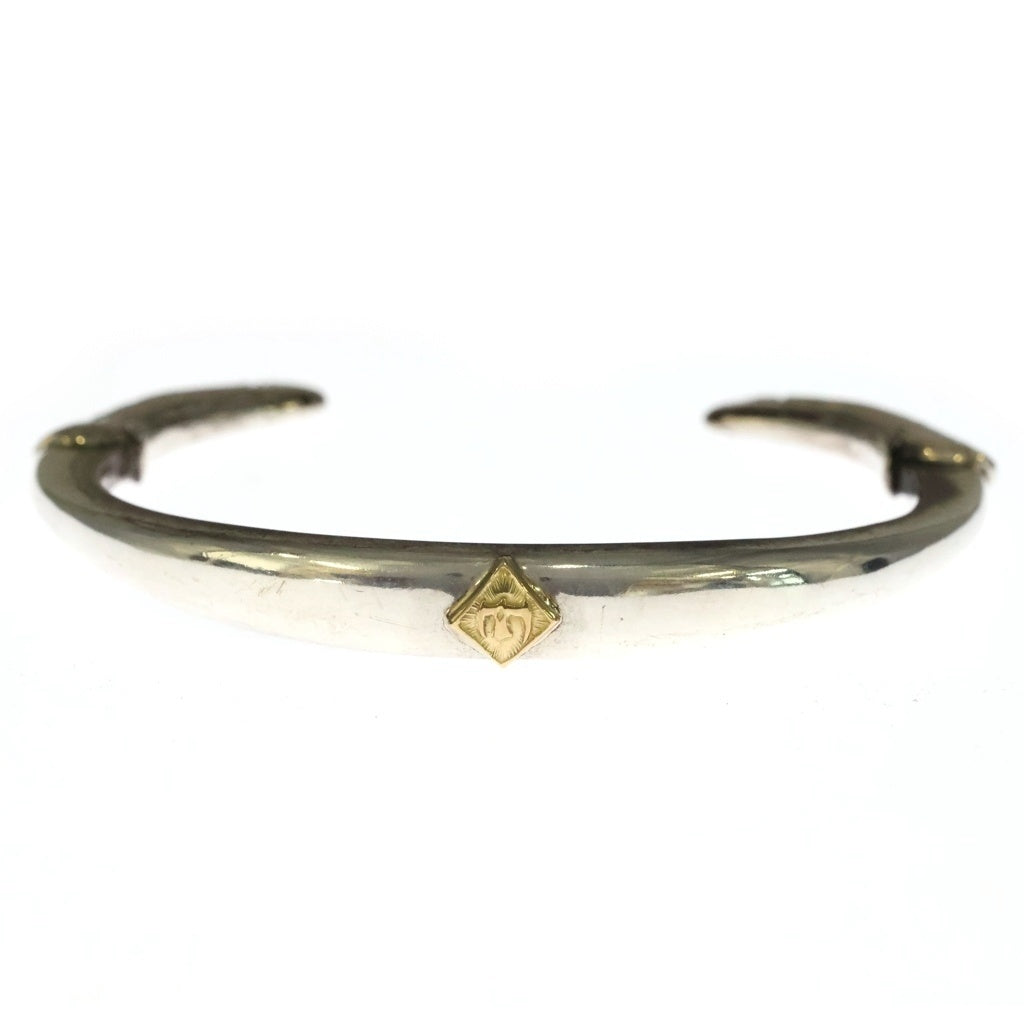 鷲見太郎(ワシミタロウ) Face Bangle K18 Eagle Eetal L イーグルフェイスシルバーバングル シルバー/バングル