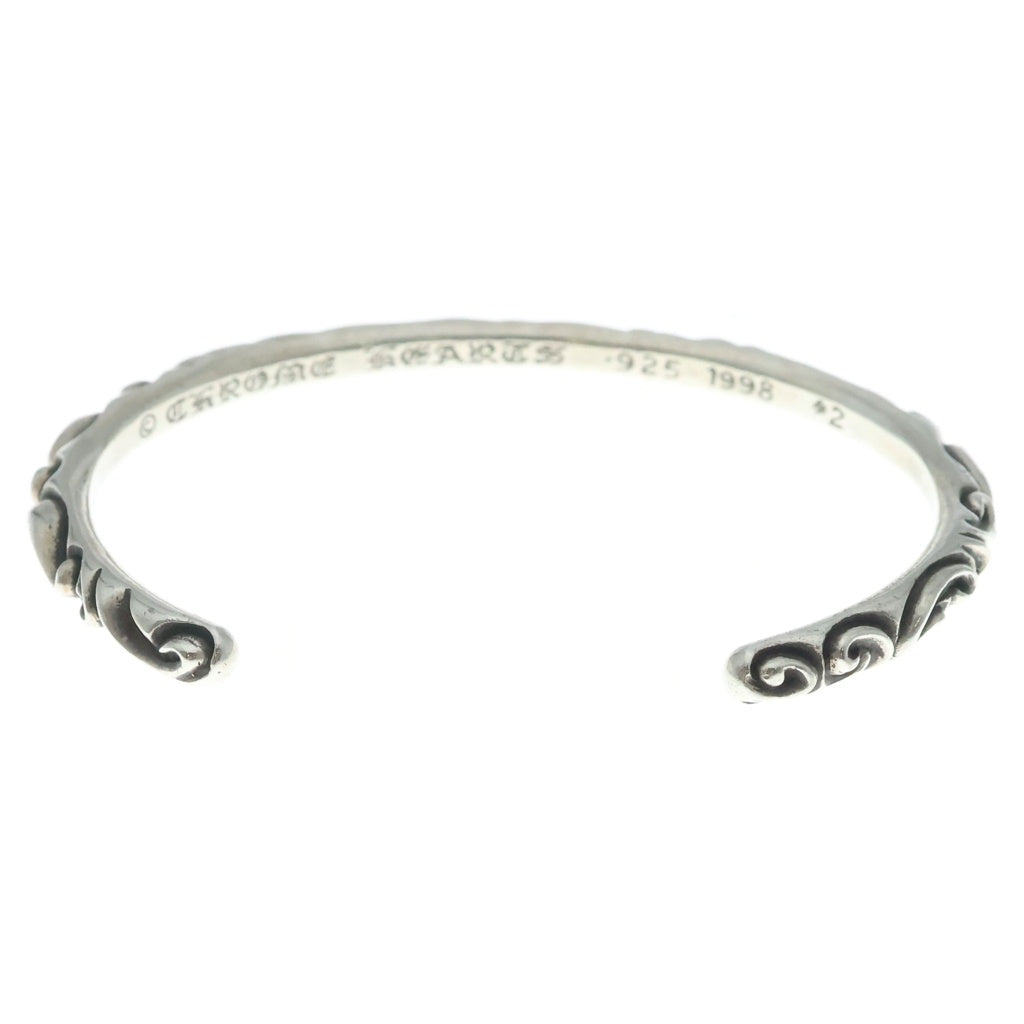 CHROME HEARTS(クロムハーツ) BANGLE SCROLL スクロールバンドバングル ブレスレット シルバー BCA127