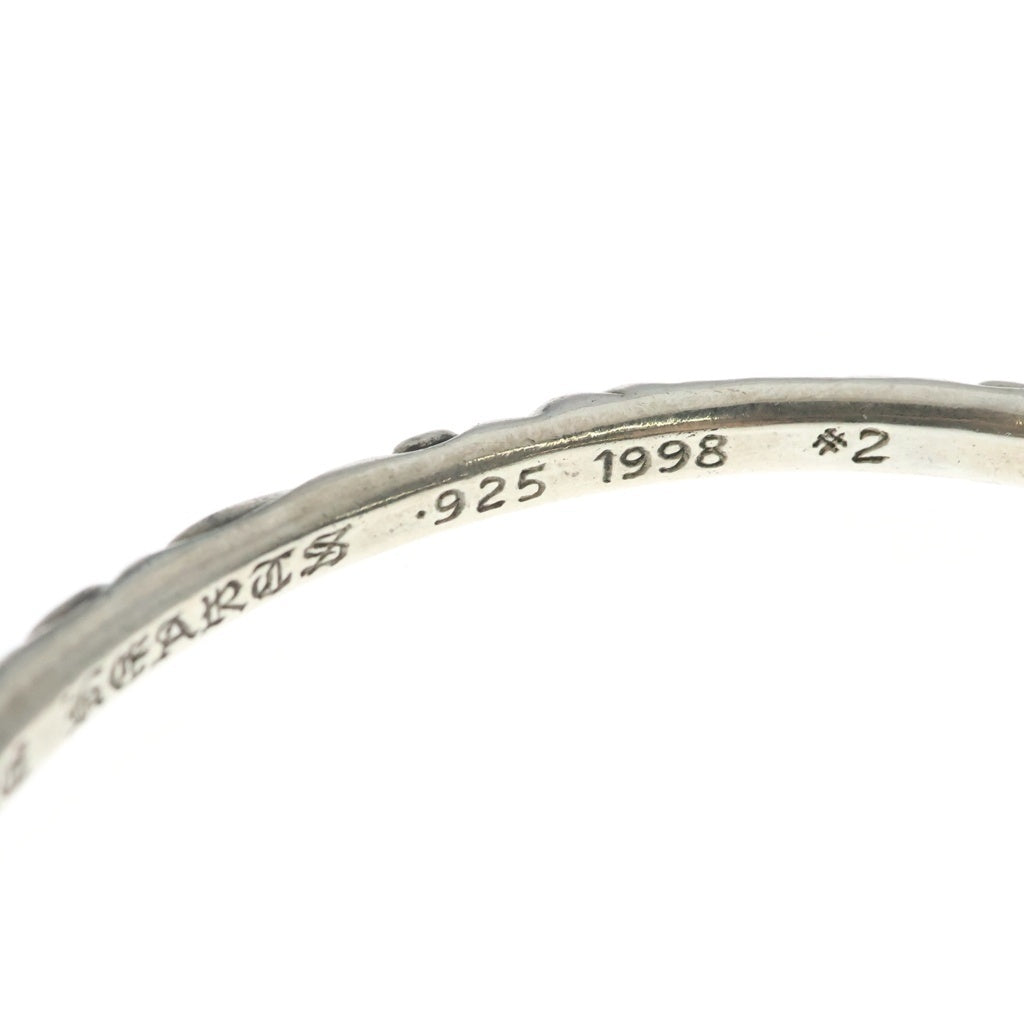 CHROME HEARTS(クロムハーツ) BANGLE SCROLL スクロールバンドバングル ブレスレット シルバー BCA127