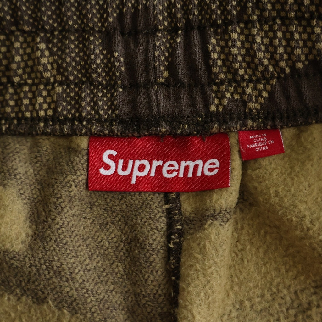 SUPREME(シュプリーム) 24SS Jacquard Stripe Sweatpant ジャガード ストライプ スウェットパンツ ブラウン