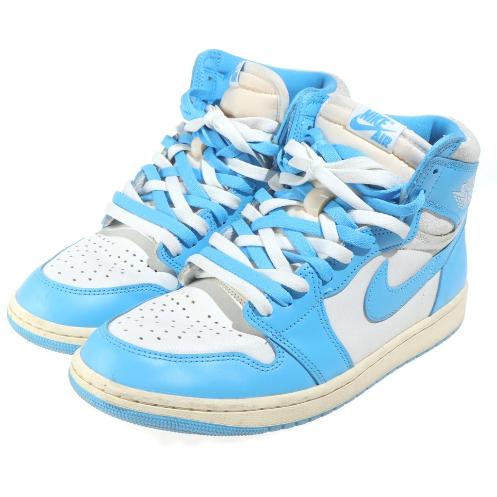NIKE(ナイキ) AIR JORDAN 1 RETRO HIGH OG UNC REIMAGINED エアジョーダン1 レトロ リイマジンド ハイカットスニーカー ブルー/ホワイト US10.5/28.5cm DZ5485-402