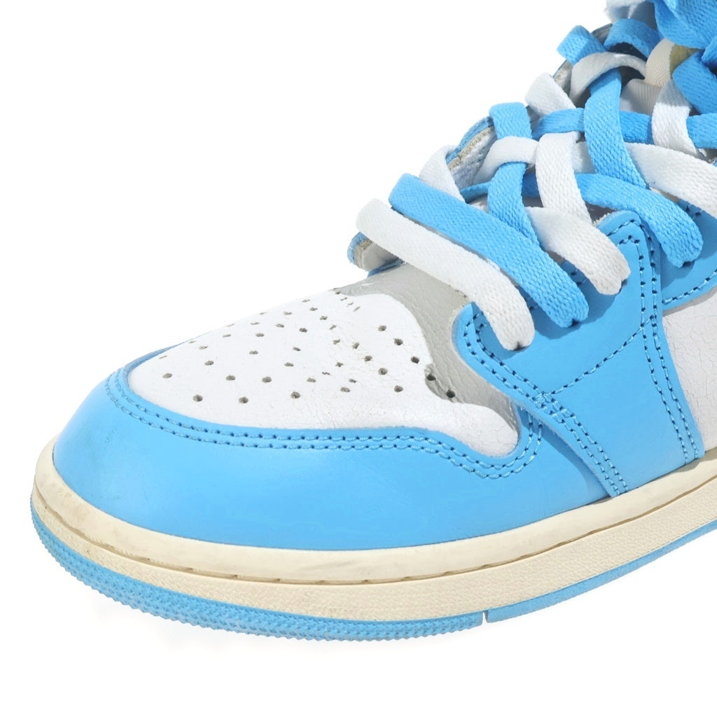 NIKE(ナイキ) AIR JORDAN 1 RETRO HIGH OG UNC REIMAGINED エアジョーダン1 レトロ リイマジンド ハイカットスニーカー ブルー/ホワイト US10.5/28.5cm DZ5485-402