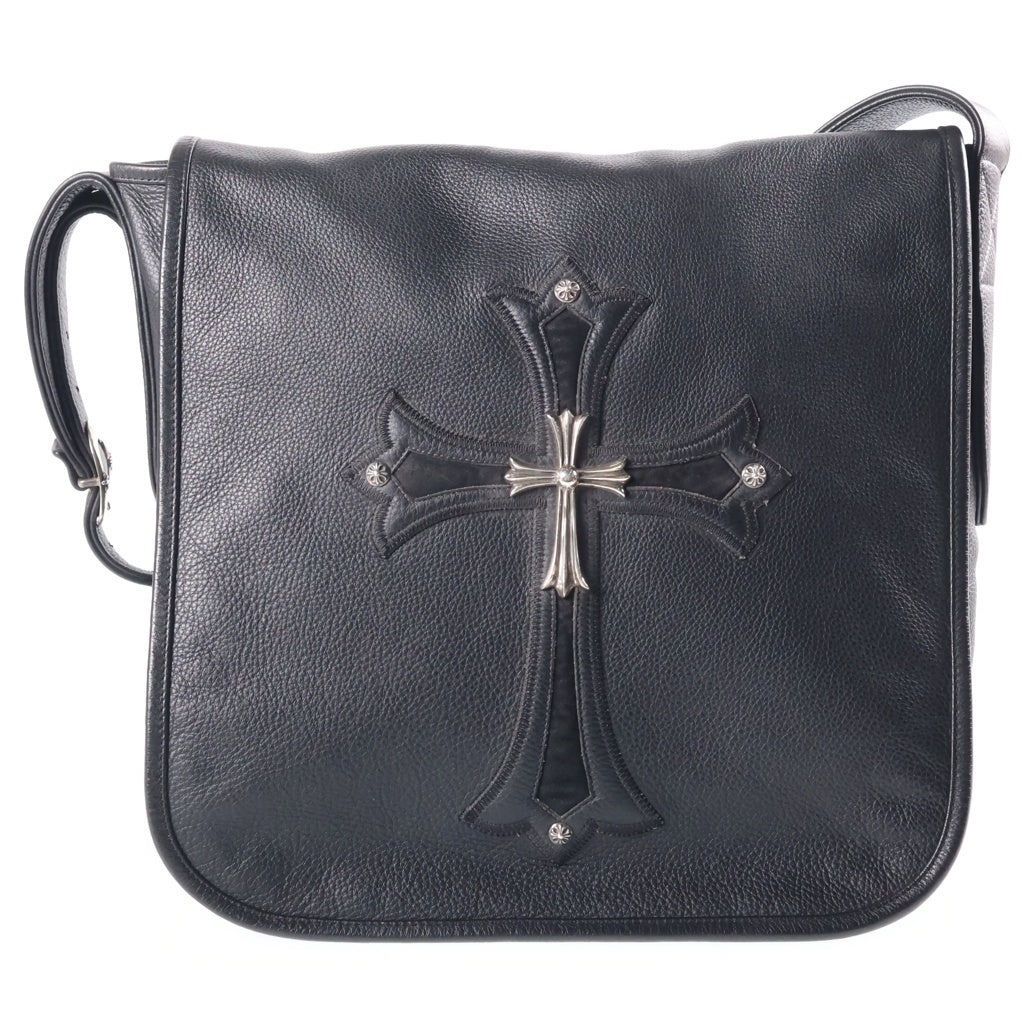 CHROME HEARTS(クロムハーツ) Mail Large Cross Shoulder Bag メールバッグ ラージ クロス ショルダーバッグ ブラック