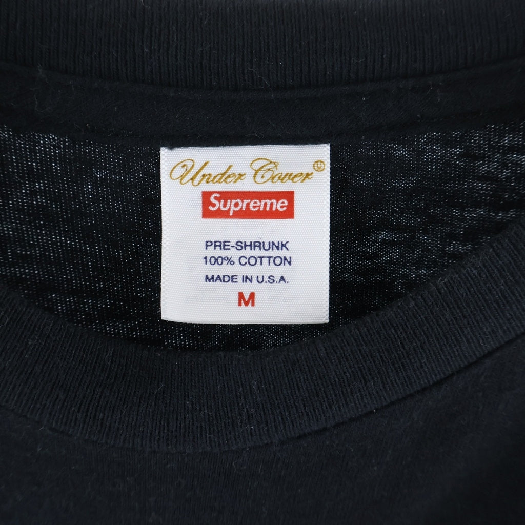 SUPREME(シュプリーム) 23SS ×UNDERCOVER Lupin Tee アンダーカバー ルパン三世 プリント クルーネック 半袖Tシャツ カットソー ブラック