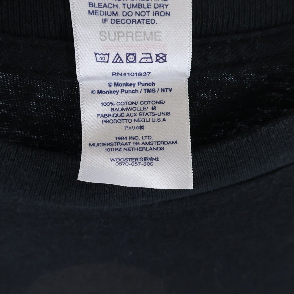 SUPREME(シュプリーム) 23SS ×UNDERCOVER Lupin Tee アンダーカバー ルパン三世 プリント クルーネック 半袖Tシャツ カットソー ブラック