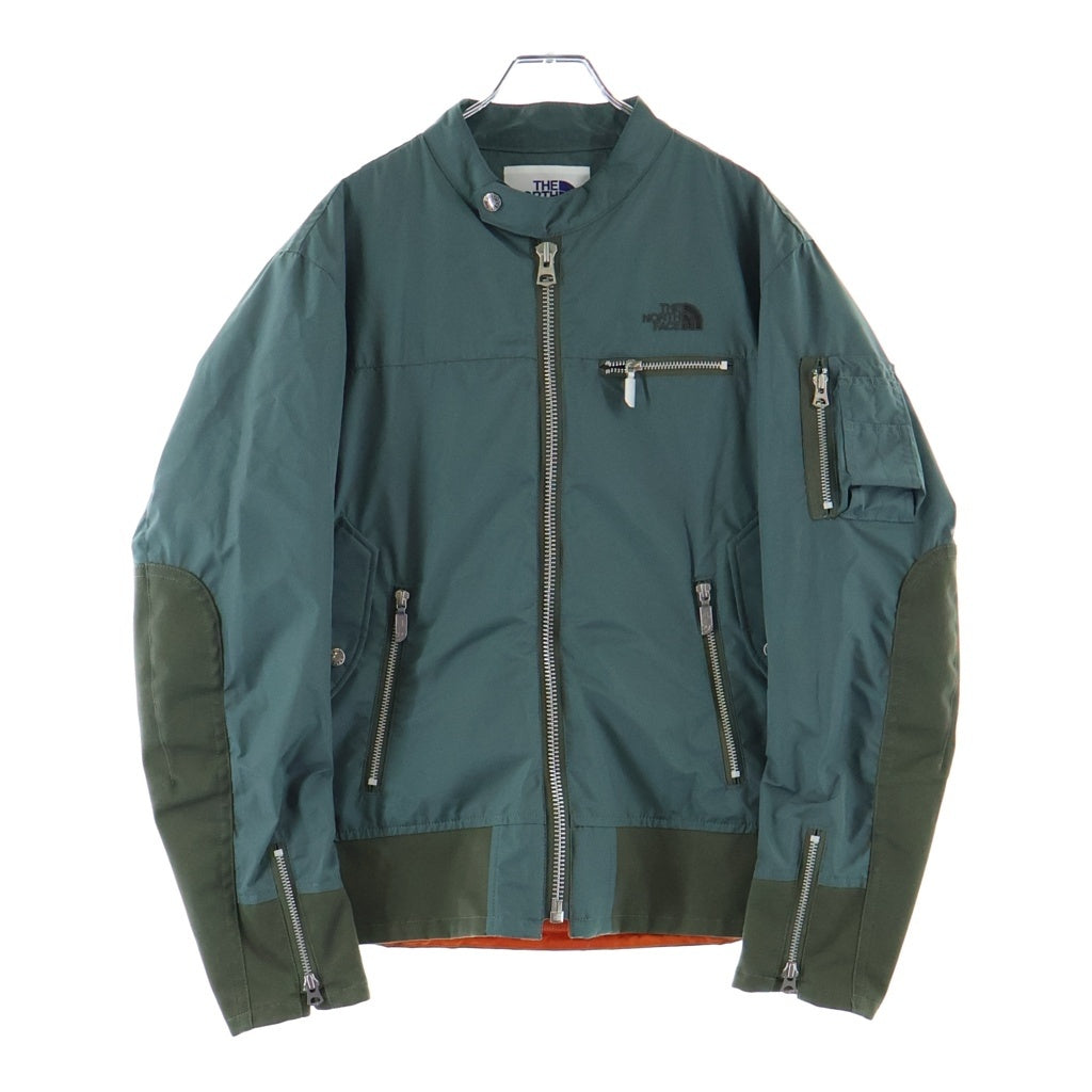 JUNYA WATANABE COMME des GARCONS(ジュンヤワタナベ コムデギャルソン) 22SS ×THE NORTH FACE ESTER LAMINATE JACKET GORE-TEX L-2ゴアテックスライダースブルゾン グリーン WI-J901