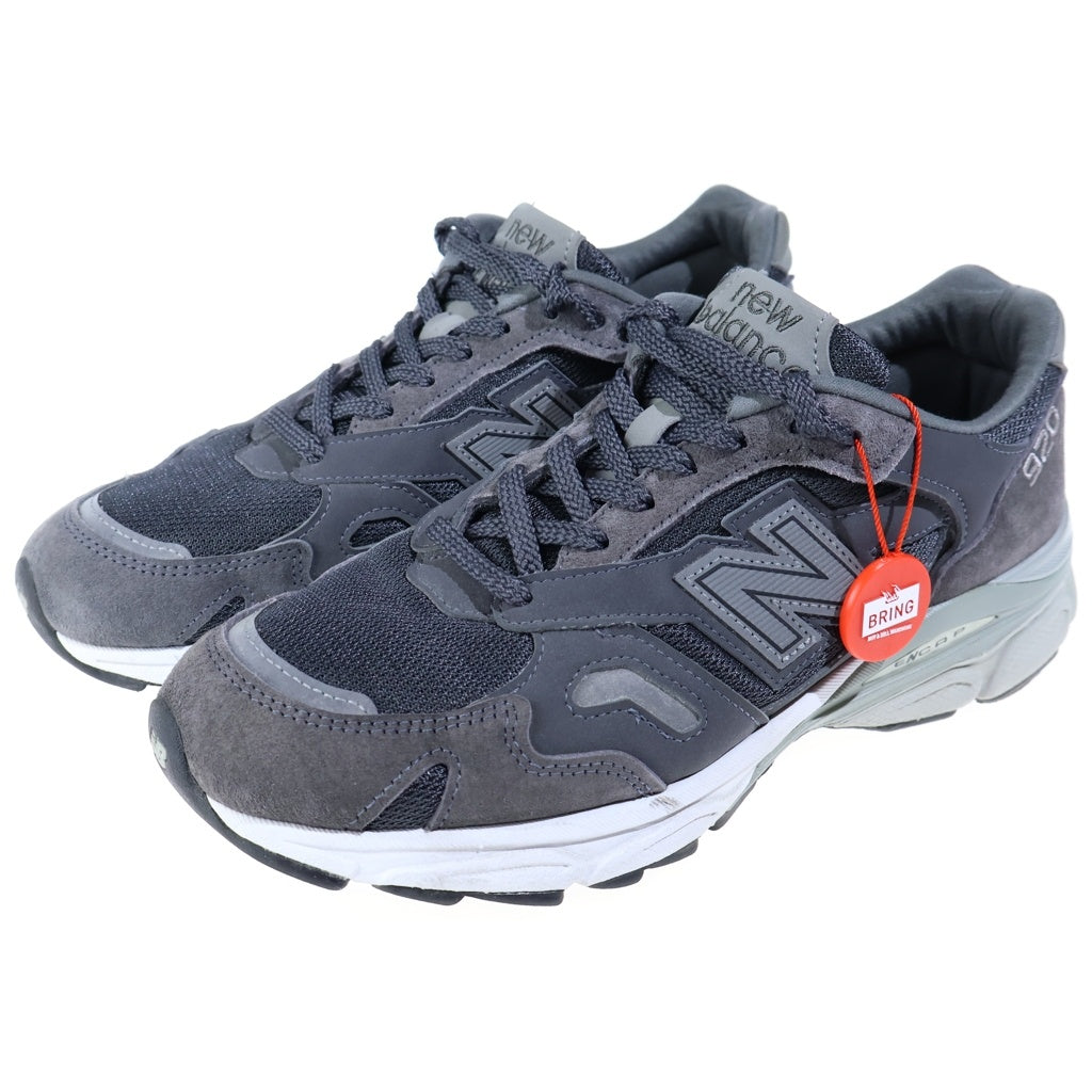 New Balance(ニューバランス) M920CHR スエード ローカットスニーカー シューズ グレー US8/26cm