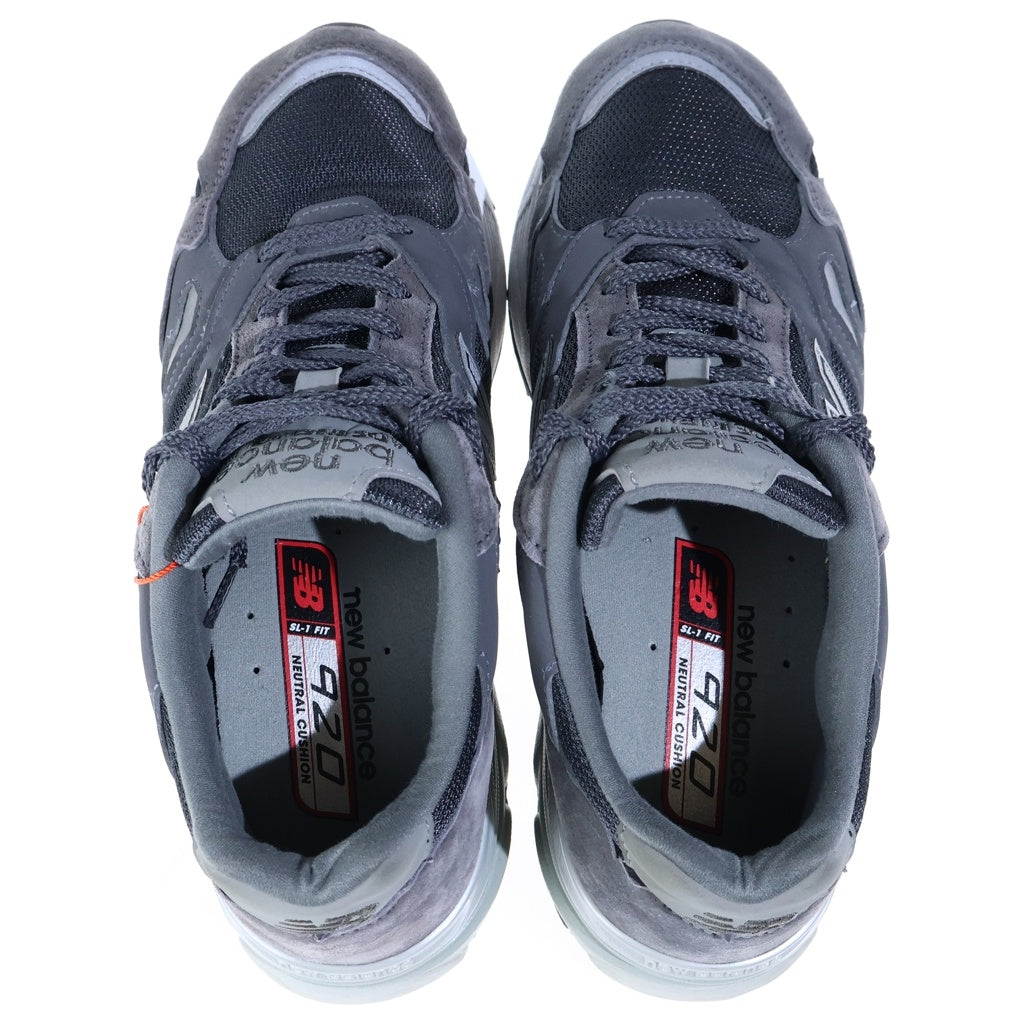 New Balance(ニューバランス) M920CHR スエード ローカットスニーカー シューズ グレー US8/26cm