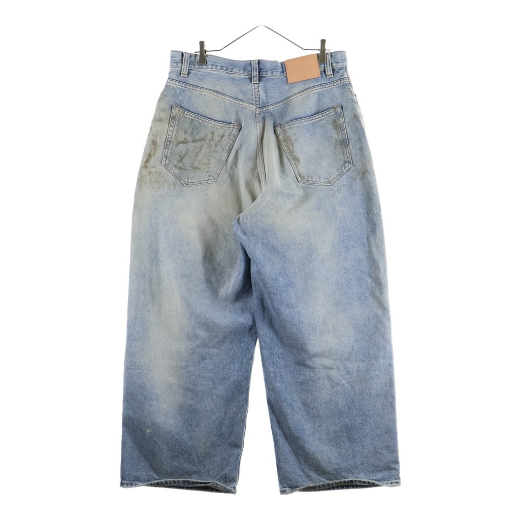 Acne Studios(アクネ ストゥディオズ) SUPER BAGGY FIT JEANSダメージ加工 ワイドバギーデニムパンツ インディゴ C00054