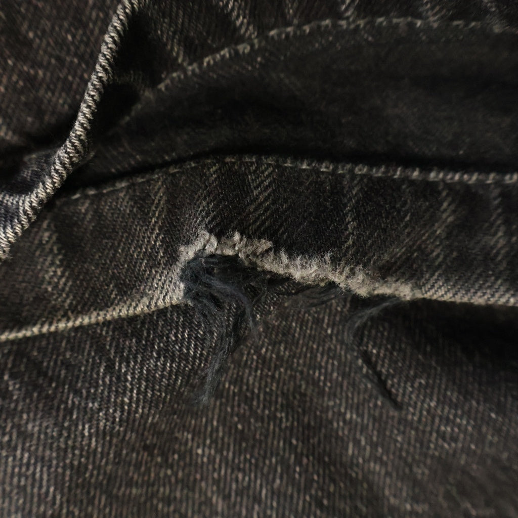 Acne Studios(アクネ ストゥディオズ) 1991 Toj Vintage ウォッシュ加工 コットンデニムパンツ ブラック C00033