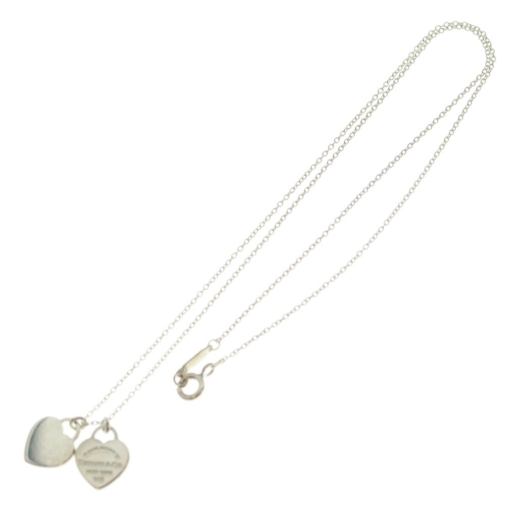 TIFFANY & Co.(ティファニー) リターントゥ ティファニー ダブルハートタグ ネックレス ペンダント チェーン シルバー SV925 レディース