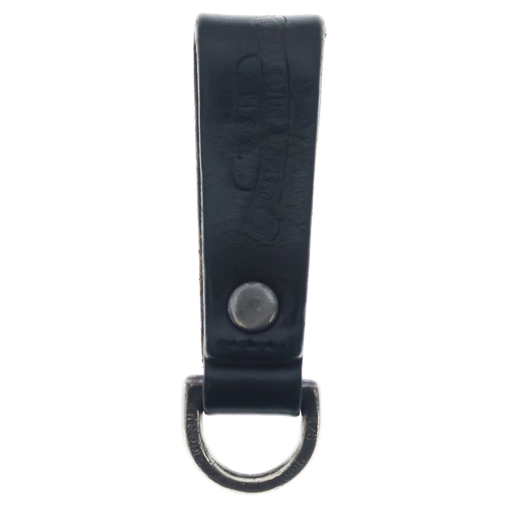 CHROME HEARTS(クロムハーツ) BELT LOOP D RING Dリング クロスボールベルトループ ブラック/シルバー BCA415