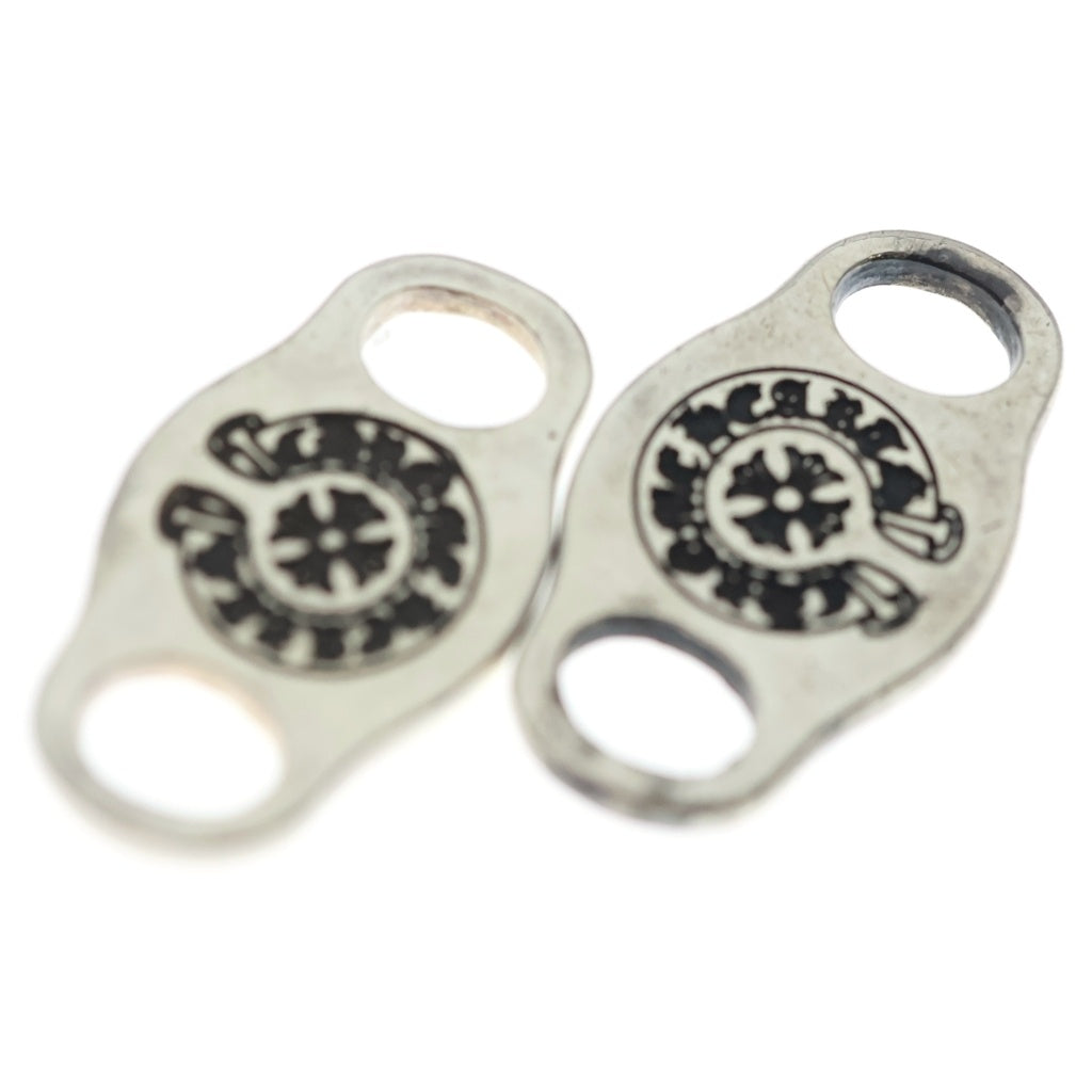 CHROME HEARTS(クロムハーツ) SHOELACE SET V1 シューレース デュブレ 2個セット シルバー BCA313