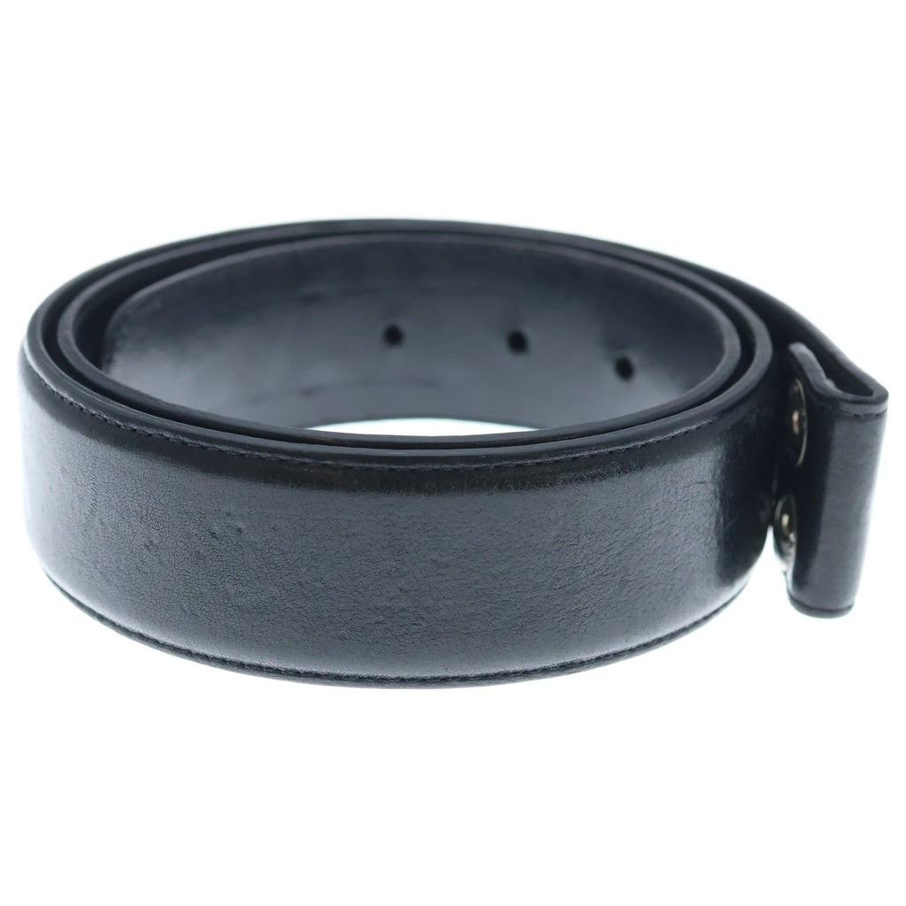 CHROME HEARTS(クロムハーツ) 1.5 STRAP 1.5インチ ホースシューリベッツ レザーベルトストラップ ブラック