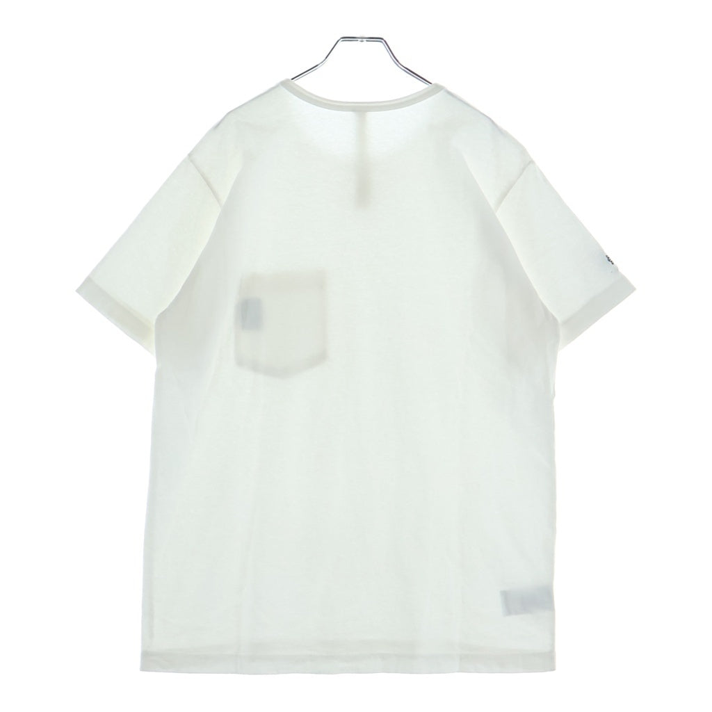 CHROME HEARTS(クロムハーツ) Y NOT Vertical Logo Cross Embroidery ワイノット ロゴ刺繍 ポケット半袖Tシャツカットソー ブラック