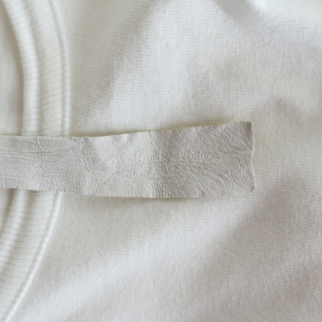 CHROME HEARTS(クロムハーツ) Y NOT Vertical Logo Cross Embroidery ワイノット ロゴ刺繍 ポケット半袖Tシャツカットソー ブラック