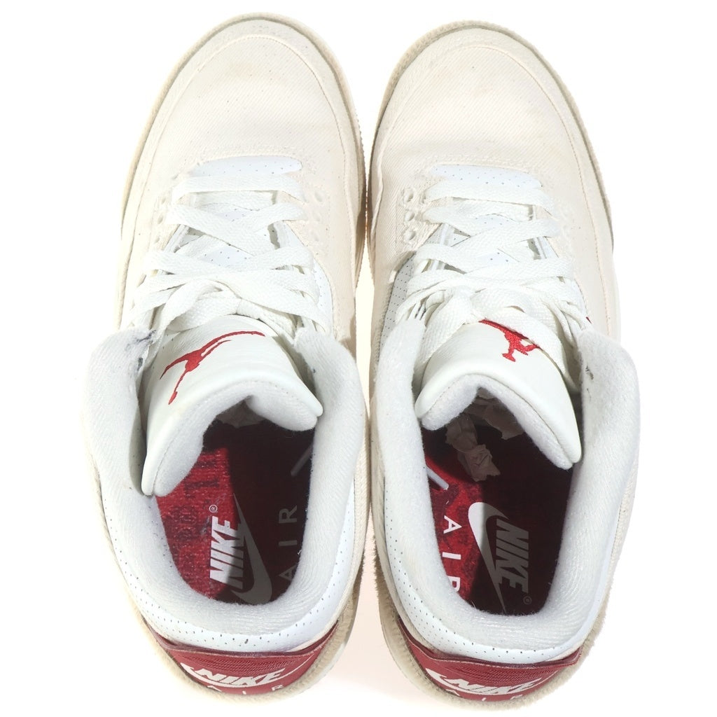 NIKE(ナイキ) ×Levi's Air Jordan 3 Retro SP Ecru Denim IR0910-400 エアジョーダン3 レトロSP エクリュデニム ハイカットスニーカー ベージュ US8/26cm