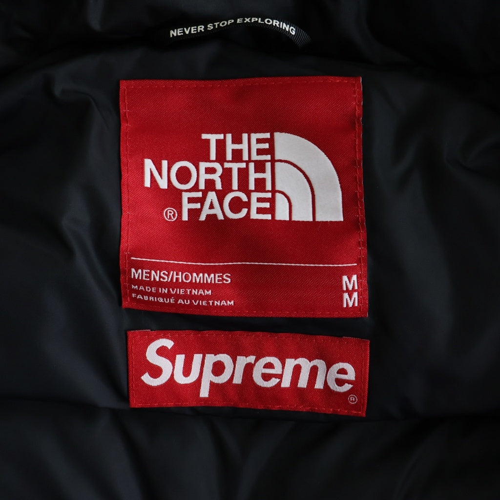 SUPREME(シュプリーム) 24AW ×THE NORTH FACE Nuptse Jacket BLONDY ノースフェイス ヌプシ バックパッチ付き ダウン ジャケット ブラック