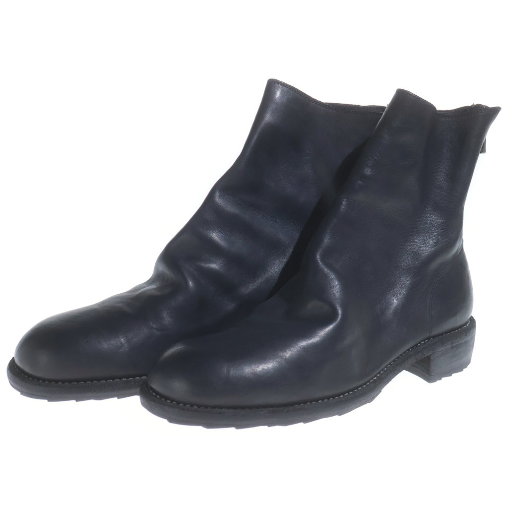 GUIDI(グイディ) 986X Back Zip Boot バックジップ ブーツ ブラック