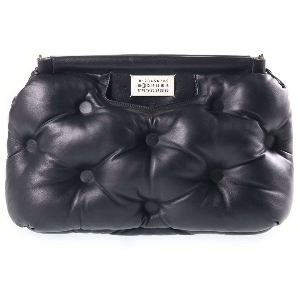 Maison Margiela(メゾンマルジェラ) GLAM SLAM グラム スラム クラシック ミディアム ショルダーバッグ ブラック S56WG0177 レディース