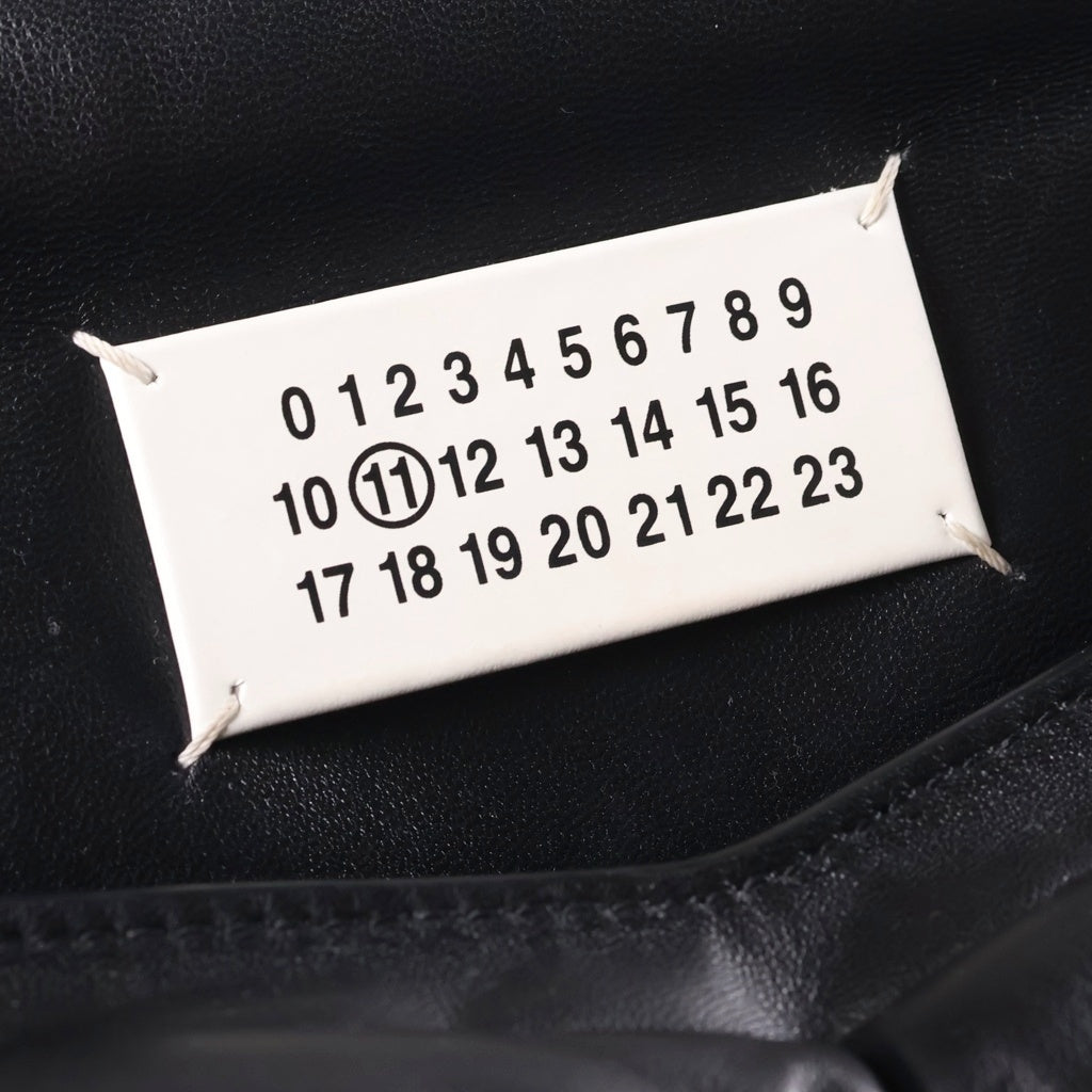 Maison Margiela(メゾンマルジェラ) GLAM SLAM グラム スラム クラシック ミディアム ショルダーバッグ ブラック S56WG0177 レディース