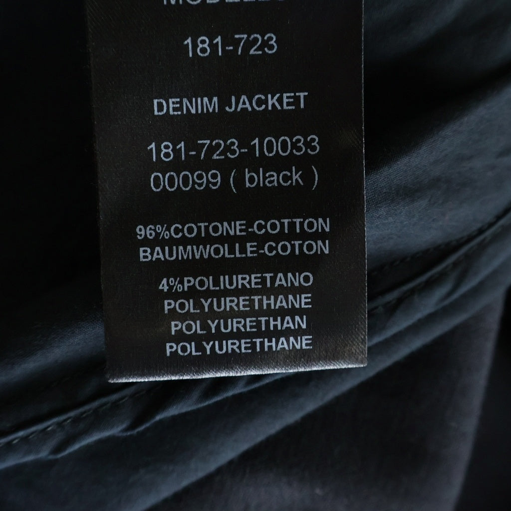 RAF SIMONS(ラフシモンズ) 18SS JOY DIVISION DENIM JACKET ジョイ ディヴィジョン オーバーサイズ デニムジャケット ブラック 181-723