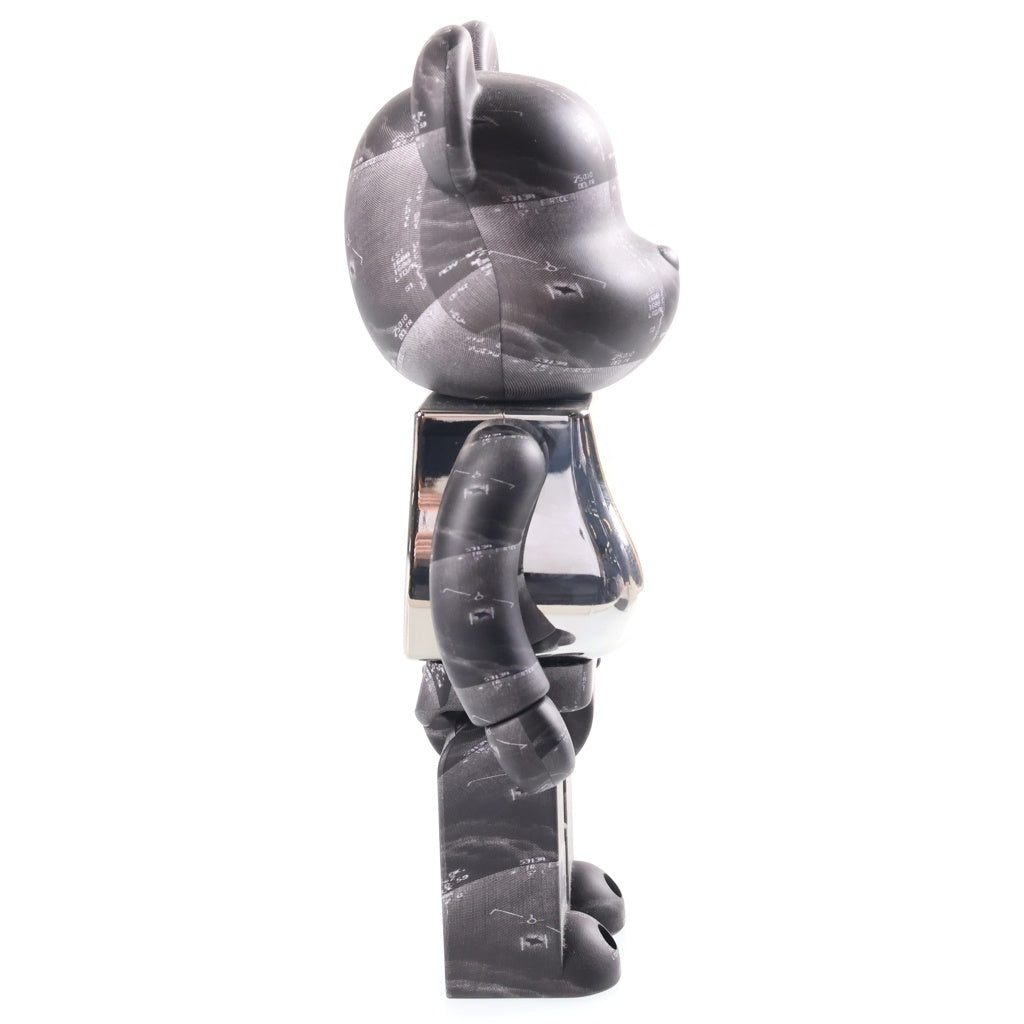 MEDICOM TOY(メディコムトイ) BE@RBRICK U.F.O 3rd 400% ベアブリック フィギュア 人形 グレー/シルバー