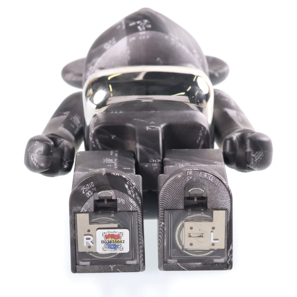 MEDICOM TOY(メディコムトイ) BE@RBRICK U.F.O 3rd 400% ベアブリック フィギュア 人形 グレー/シルバー
