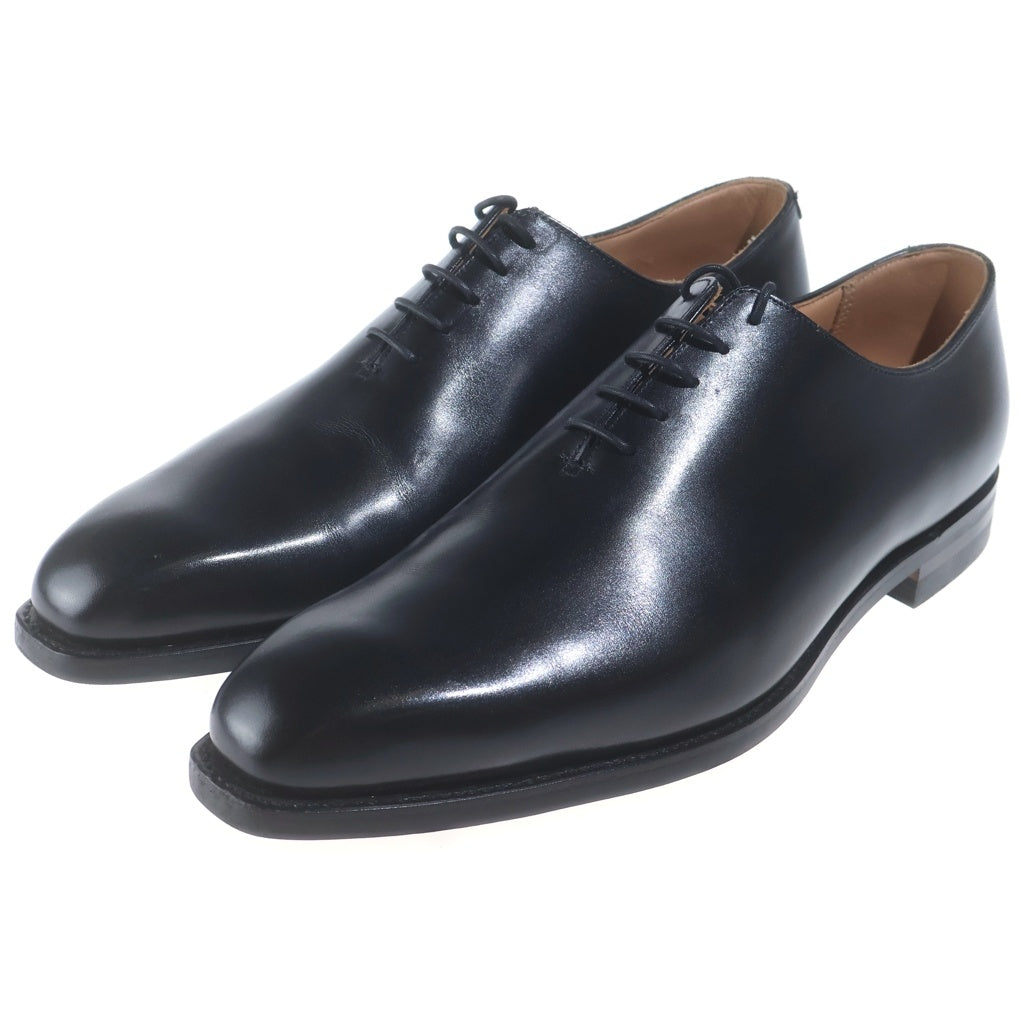 Crockett&Jones(クロケットアンドジョーンズ) ALEX アレックス ホールカット ハラム コノート ケント ストレートチップ ローファー 革靴 ブラック 25119A-C01S1