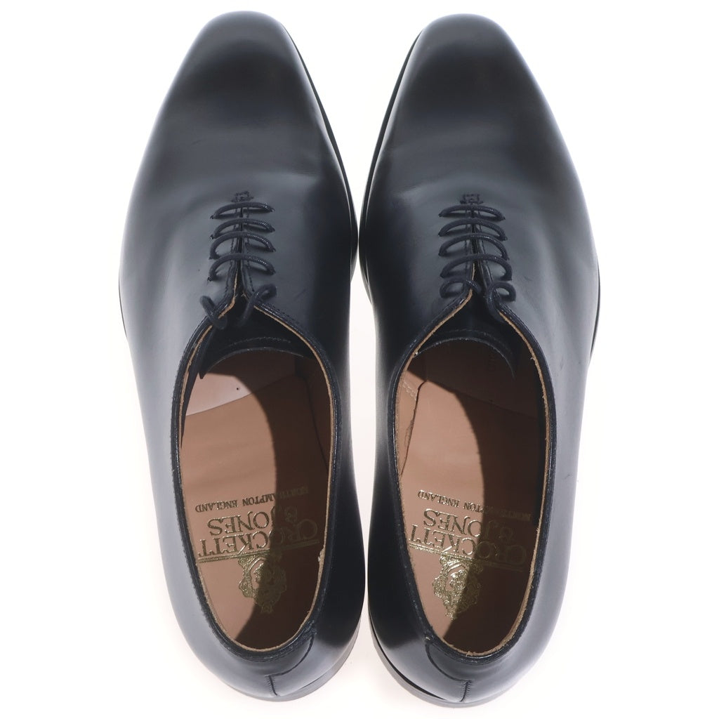 Crockett&Jones(クロケットアンドジョーンズ) ALEX アレックス ホールカット ハラム コノート ケント ストレートチップ ローファー 革靴 ブラック 25119A-C01S1