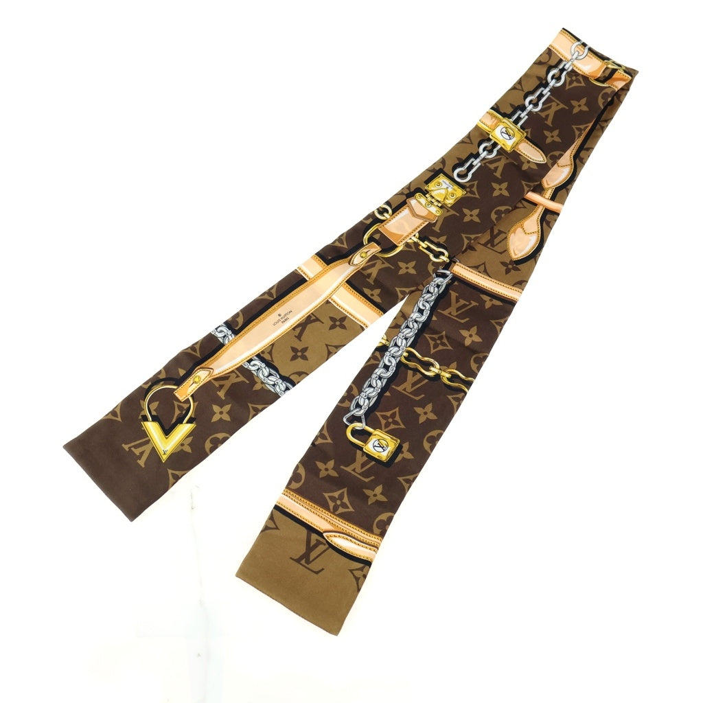 LOUIS VUITTON(ルイヴィトン) バンドー モノグラム コンフィデンシャル スカーフ ブラウン M78655 レディース