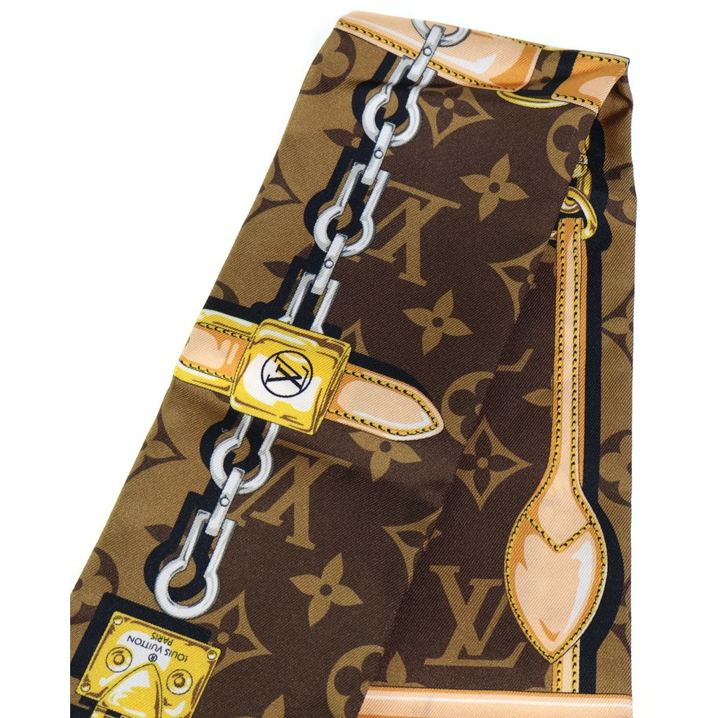 LOUIS VUITTON(ルイヴィトン) バンドー モノグラム コンフィデンシャル スカーフ ブラウン M78655 レディース