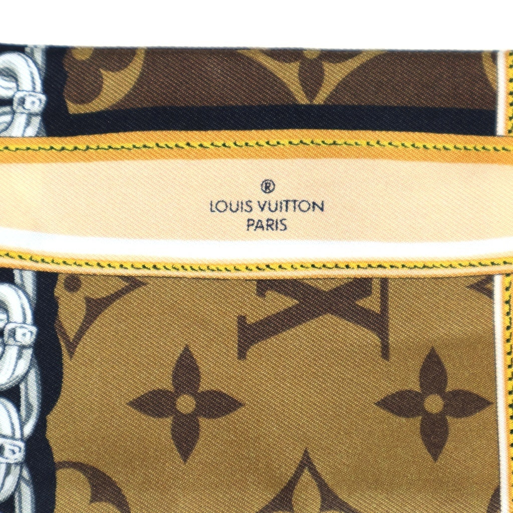 LOUIS VUITTON(ルイヴィトン) バンドー モノグラム コンフィデンシャル スカーフ ブラウン M78655 レディース