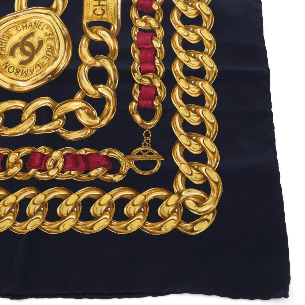 CHANEL(シャネル) 31 RUE CAMBON カンボン通り ロゴ シルク スカーフ マルチ レディース