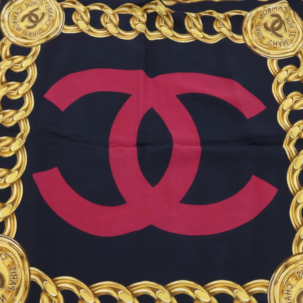 CHANEL(シャネル) 31 RUE CAMBON カンボン通り ロゴ シルク スカーフ マルチ レディース