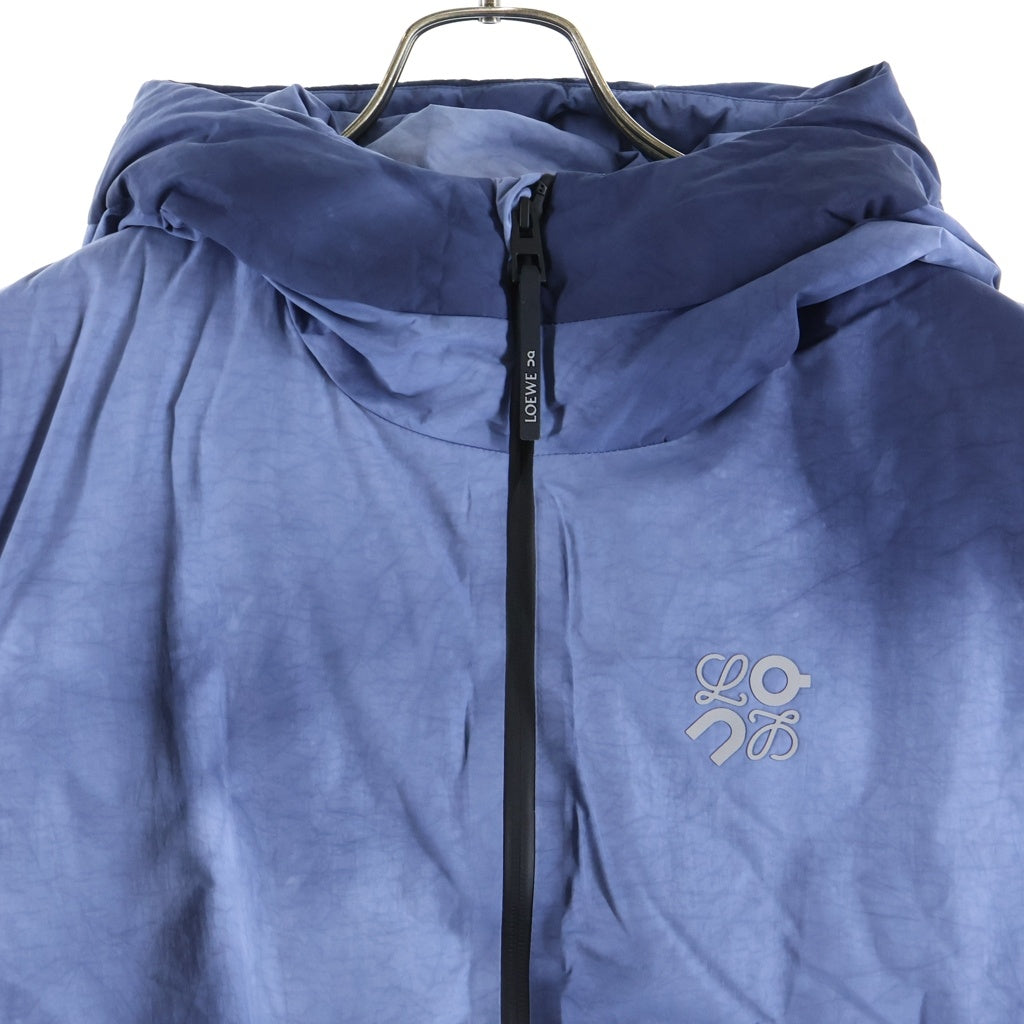LOEWE(ロエベ) ×On Running PUFFER VEST オン ランニング タイダイ テクニカルシェル フーデッドパファーベストジャケット ネイビー H929Y02W24