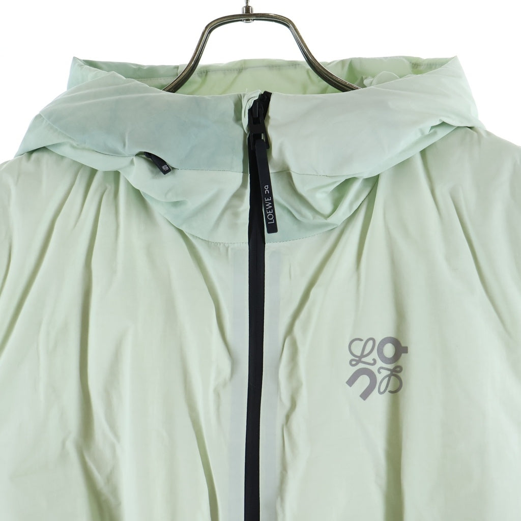 LOEWE(ロエベ) ×On Running PUFFER VEST オン ランニング タイダイ テクニカルシェル フーデッドパファーベストジャケット グリーンH929Y02W24