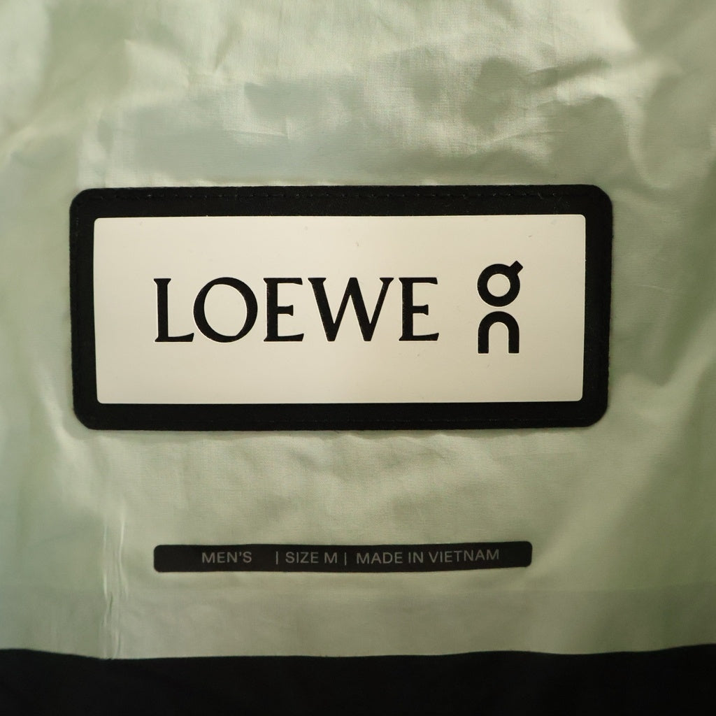 LOEWE(ロエベ) ×On Running PUFFER VEST オン ランニング タイダイ テクニカルシェル フーデッドパファーベストジャケット グリーンH929Y02W24