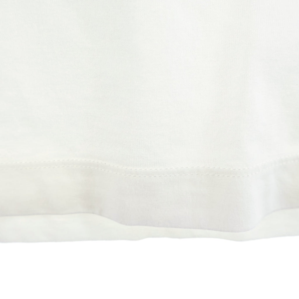 YOKE(ヨーク) 26SS Abstract Embroited T-shirt アブストラクトエンブロイデッド フロント刺繍 半袖Tシャツ カットソー ホワイト YK26SS01230CS