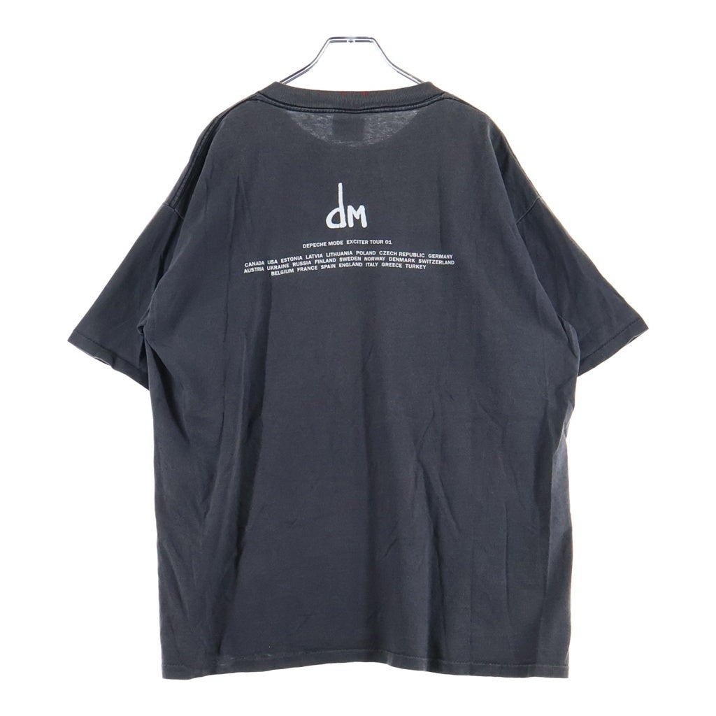 VINTAGE(ヴィンテージ) 00S DEPECHE MODE Exciter Tour バンド ツアー 半袖Tシャツ ブラック